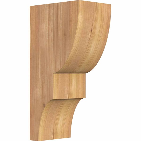 Ekena Millwork Ridgewood Smooth Corbel, Western Red Cedar, 5 1/2"W x 8"D x 16"H COR06X08X16RID00SWR - main